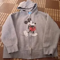 東京ディズニーリゾート ミッキー パーカー　耳付きフード♡　裏起毛で暖かい