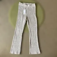 B:MING by BEAMSウエストゴム リブ コットンパンツ