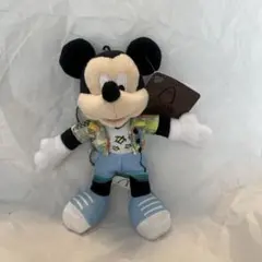 新品、アウラニディズニー ミッキーマウス ぬいぐるみ キーチェーン