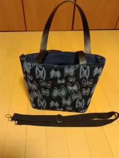 ミナペルホネン刺繍2WAYバッグ