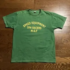 フラットヘッド　グリーンTシャツ 42のサムネイル