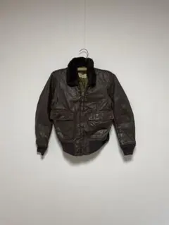 70s USA製 US ARMY G-1 米軍実物 海軍 フライトジャケット