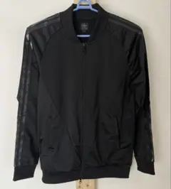【Lサイズ】adidasノーカラージャージ　黒