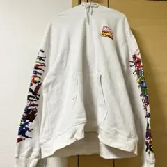 MARVEL コミックキャラクター パーカー ホワイト