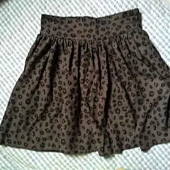 値下げ★LOWRYS FARM レオパード柄スカート