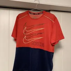 ナイキ NIKE ランニングシャツ ドライフィット Tシャツ ロゴプリント M