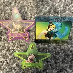 空条承太郎　空条徐倫ジョリーン　F・Fバッジ 3個セット