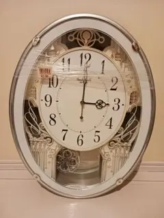 Small World 電波時計 ホワイト 18メロディ