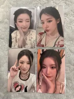 I-DLE シュファ中華限定 QQmusic We areトレカ4枚セット