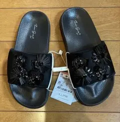 ZARA ガール　シャワービジューサンダル　19.5センチ　未使用のサムネイル