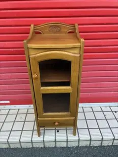 カントリー家具 調味料棚 食器棚 木製 ハート3段ラック ウッドラック