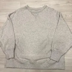 【コーエン】グレー Vネック スウェット トレーナー　ユニセックス