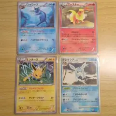 ポケモン サンダース ブースター シャワーズ イーブイ 各1枚 番号M3125