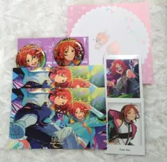 2wink　10周年 缶バッジ ポストカード イラストシート ぱしゃっつセット