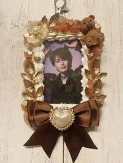 トレカケース　茶色　ブラウン　超特急　マサヒロ　キーホルダー　ホイップデコ