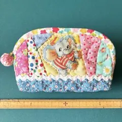 パッチワーク　ポーチ　 メリーボンボン　カード　コイン