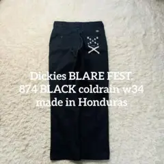 Dickies BLARE FEST. 874 BLACK coldrain