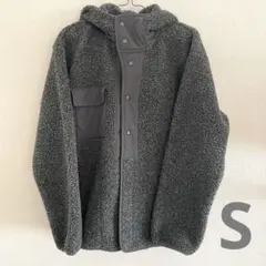 GU ENGINEERED GARMENTS ボアフリーススナップパーカ S