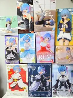 【新品未開封】リゼロ レム フィギュア 11種 セット まとめ売りのサムネイル