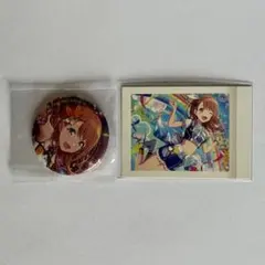プロセカ 花里みのり グリッター缶バッジ カード エピカ - メルカリ