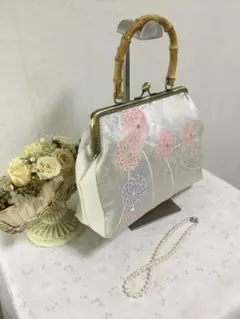 ハクちゃん様オーダー専用ページ がま口バッグ(正絹袋帯リメイク