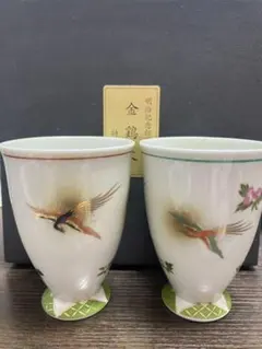 有田焼 赤絵魚草文 鳥型銘々皿揃 林九郎作 有田焼 赤絵魚草文 鳥型銘々皿揃 林九郎作