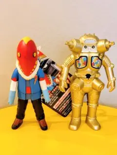 ウルトラ怪獣シリーズ　メトロン星人マルゥル　宇宙怪獣キングジョー　ソフビ