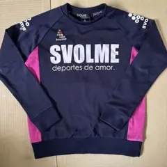 SVOLME トレーニングウェア 長袖 ネイビー　半袖セット