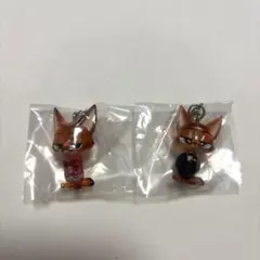 ズートピア2 めじるしアクセサリー ニック 2点セット ガチャ