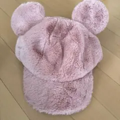 値下げ！！ディズニー　耳付きふわふわ帽子