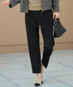 タグ付き新品❣️自由区ジャージテーパードパンツ大きいサイズ23区アンタイトルICB