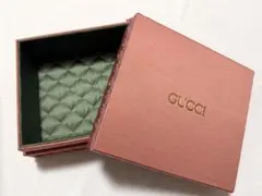希少】GUCCI ピンク 空箱 レース キルティング　アンティーク グッチ 中
