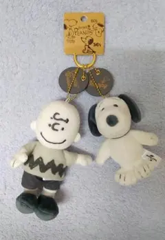スヌーピー USJ デニム ぬいぐるみマスコット キーチェーンセット