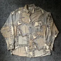 ペイズリーシャツ l