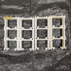 ③12個　ブロック橋脚　白　ホワイト　プラレール　現行品　無限ループ　レイアウト