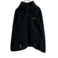 ザノースフェイス フリースジャケット 長袖 ジップアップ ブラック