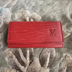 Louis Vuitton エピ・レザーキーケース レッド
