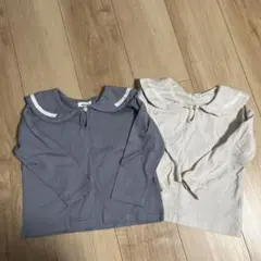 PAIR MANON セーラー襟 長袖カットソー 2枚セット