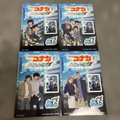 名探偵コナン ハイウェイの堕天使　スマホステッカー 4種コンプ　セブンイレブン