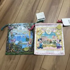 東京ディズニーリゾート ファンタジースプリングス　巾着　セット