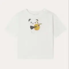 ボンポワン　Bonpoint パンダ レモン Tシャツ 3A 90 100 半袖のサムネイル