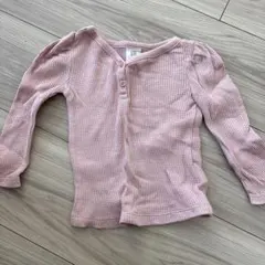 GAPピンク 12-18ヶ月 長袖カットソー