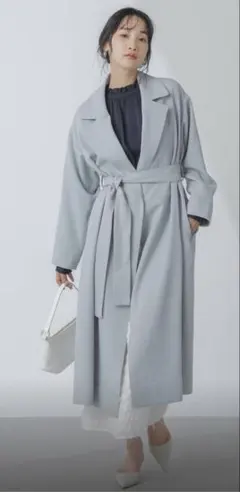 NANO universe撥水＆花粉ガードガード加工 ワイドチェスターコート