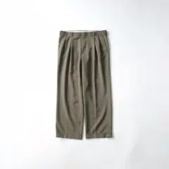 slates スレイツ 00s ツータックスラックス オリーブ 32×30 - メルカリ