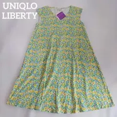 UNIQLO LIBERTY フレア プリントワンピース ノースリーブのサムネイル