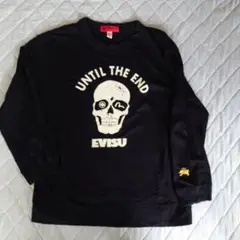 EVISU YAMANE スカルプリント 7分丈Tシャツ 38