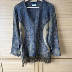 DRIES VAN NOTEN ペイズリー柄 フリンジ ニットのサムネイル