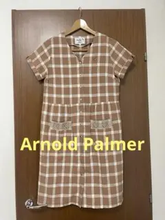 Arnold Palmer アーノルドパーマー 麻綿 半袖 チュニックワンピースのサムネイル