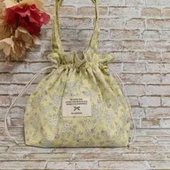 592. 持ち手付き巾着　＊Sサイズ＊