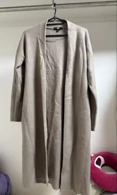 UNIQLO ロングカーディガン ベージュ S